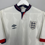 Shop 1987/90 ENGLAND HOME SHIRT (M) UMBRO, classic football shirts, vintage football shirts & retro soccer jerseys at Cult Kits
