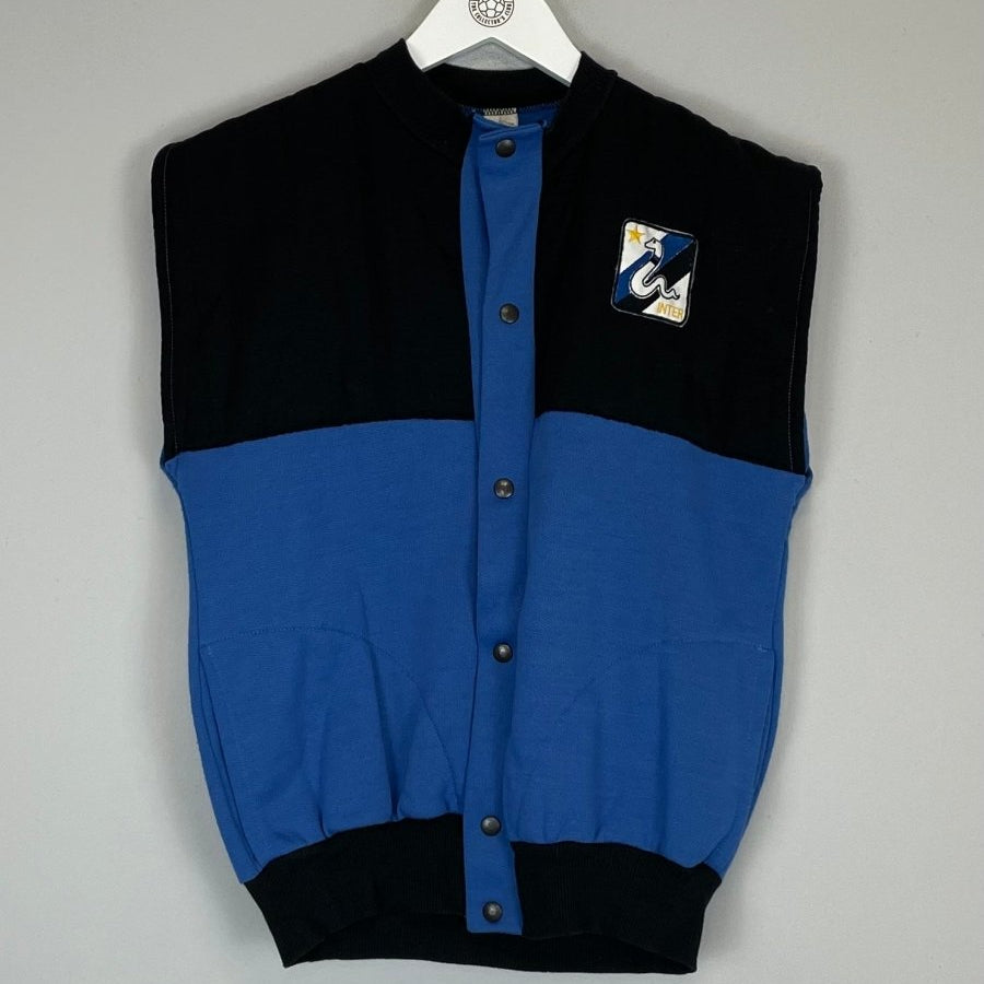 1988/89 INTER MILAN GILET (S) OM - Cult Kits - Small - Buy Vintage Football Shirts, Authentic Retro Football Shirts For Sale, Classic Football Shirts & Soccer Jersey