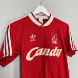 Shop 1988/89 LIVERPOOL HOME SHIRT (M) ADIDAS, classic football shirts, vintage football shirts & retro soccer jerseys at Cult Kits