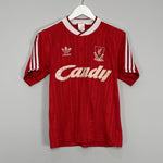 Shop 1988/89 LIVERPOOL HOME SHIRT (M) ADIDAS, classic football shirts, vintage football shirts & retro soccer jerseys at Cult Kits