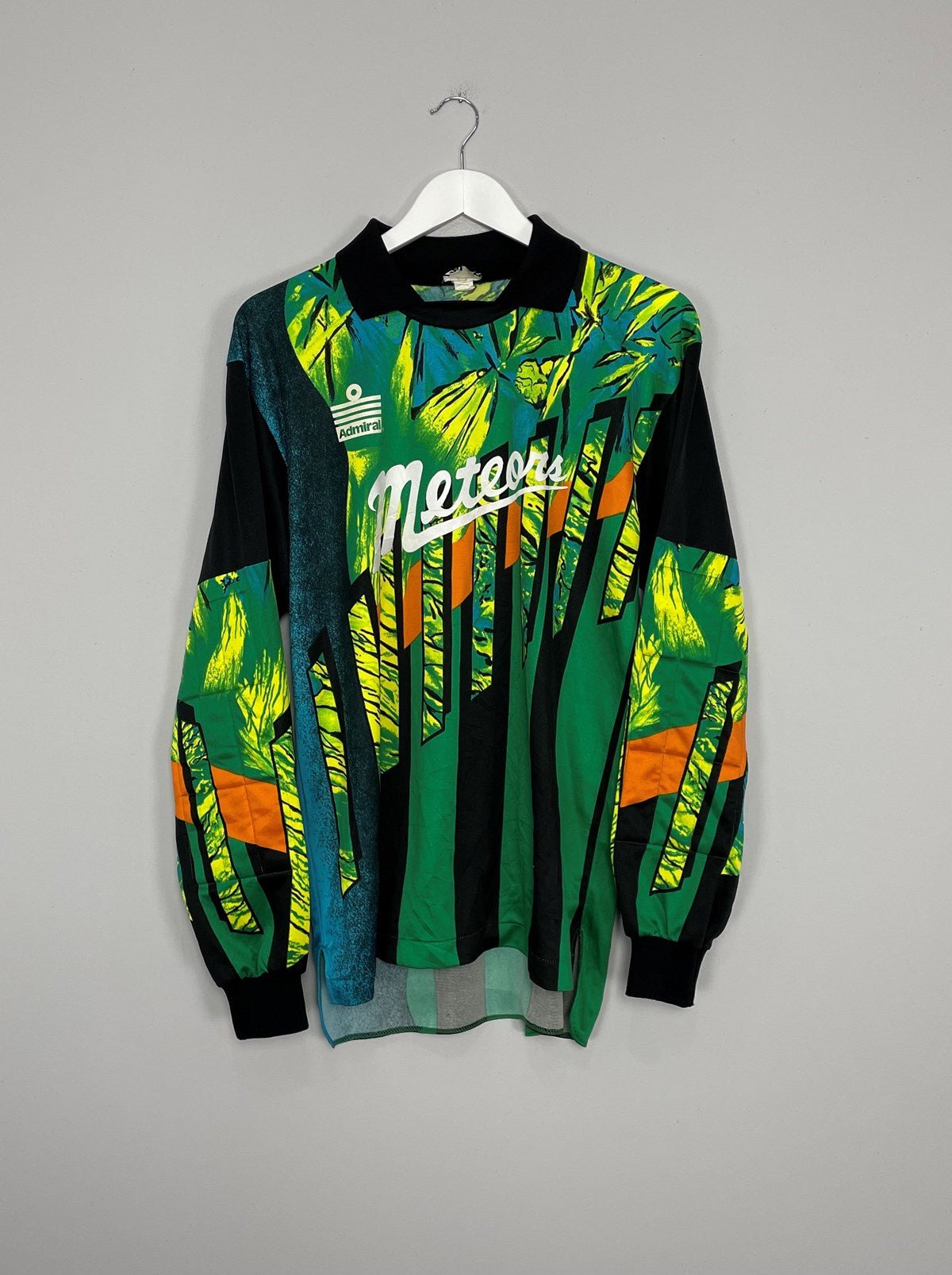 Shop 1988/90 ADMIRAL 'METEORS' TEMPLATE GK SHIRT (M), classic football shirts, vintage football shirts & retro soccer jerseys at Cult Kits