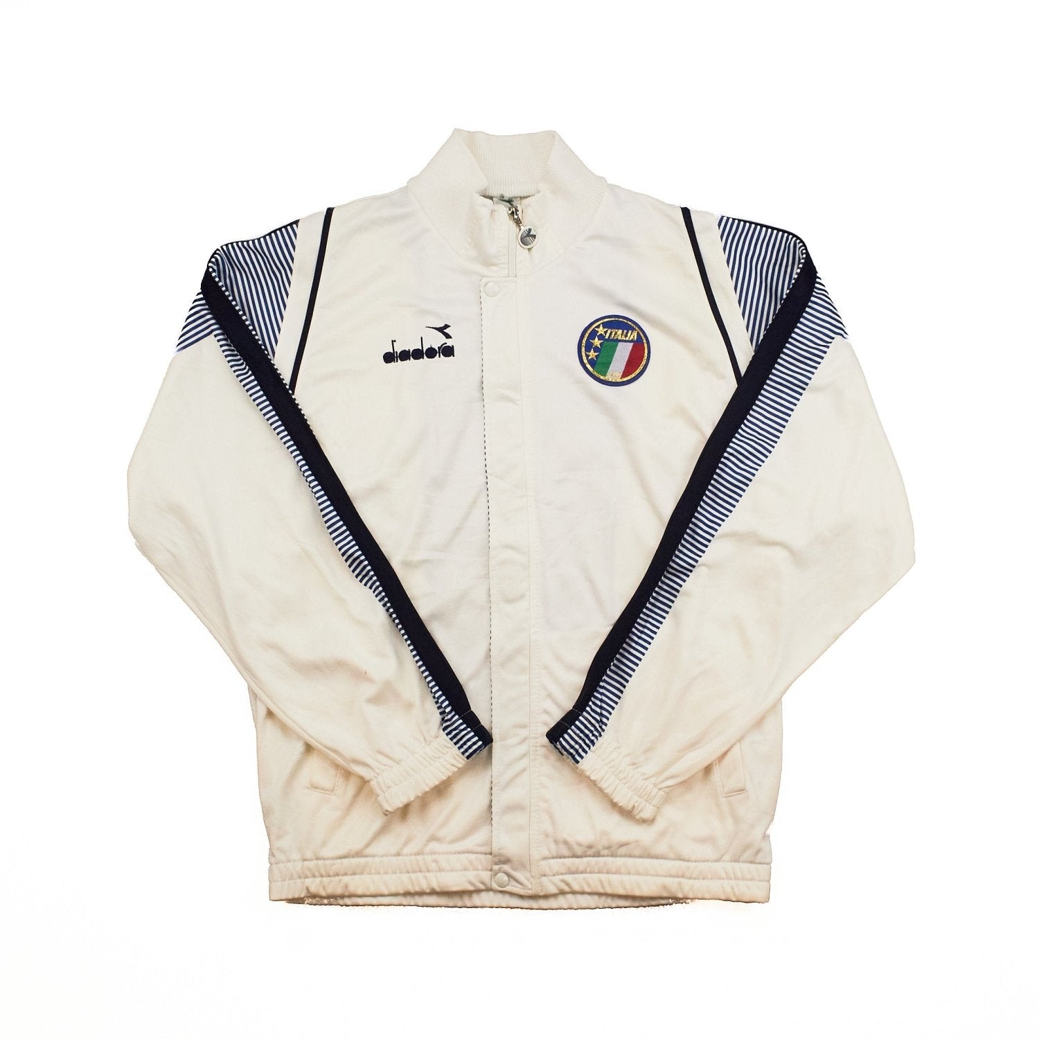 Buy 1988/90 Italy Track Jacket (L) Diadora ~ Free worldwide shipping ~ Authentic Vintage Football Shirts from Cult Kits