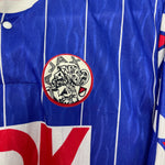 Shop 1989/90 AJAX AWAY SHIRT (L) UMBRO, classic football shirts, vintage football shirts & retro soccer jerseys at Cult Kits