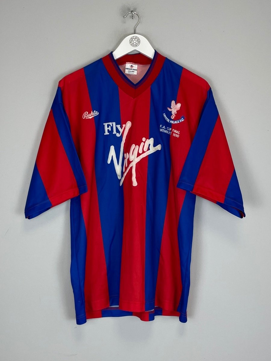 1989/90 CRYSTAL PALACE *FA CUP FINAL* HOME SHIRT (L) BUKTA - Cult Kits - Large - Buy Vintage Football Shirts, Authentic Retro Football Shirts For Sale, Classic Football Shirts & Soccer Jersey