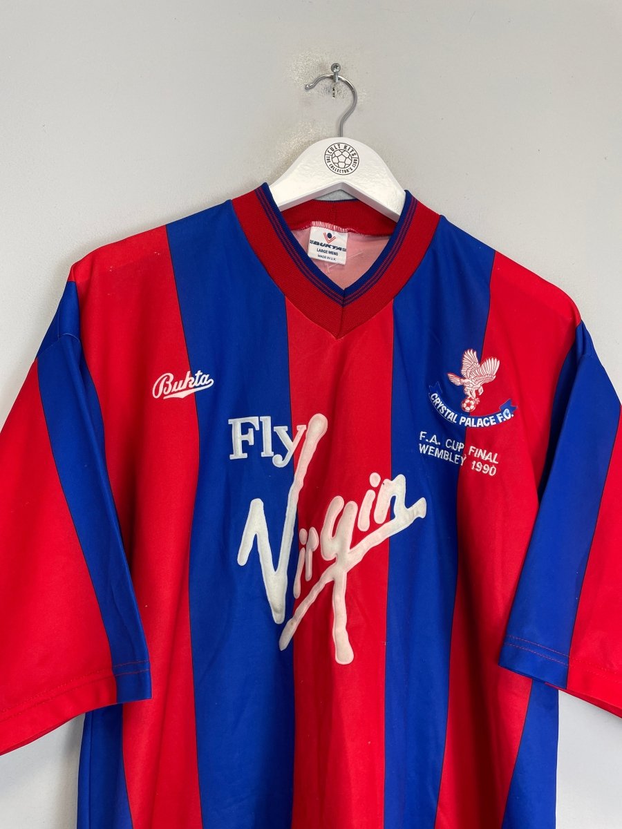 1989/90 CRYSTAL PALACE *FA CUP FINAL* HOME SHIRT (L) BUKTA - Cult Kits - Large - Buy Vintage Football Shirts, Authentic Retro Football Shirts For Sale, Classic Football Shirts & Soccer Jersey