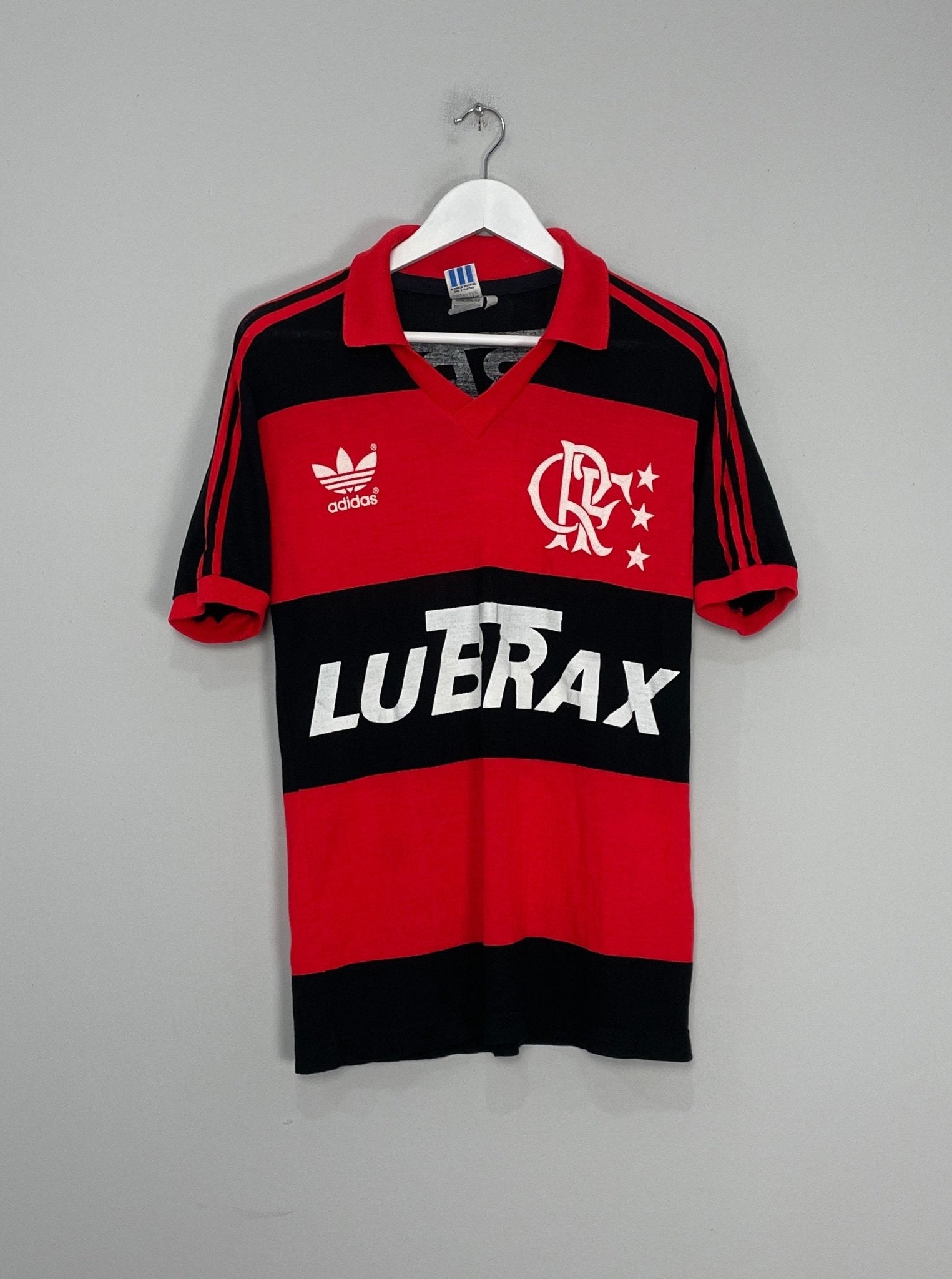 Shop 1989/90 FLAMENGO #9 HOME SHIRT (M) ADIDAS, classic football shirts, vintage football shirts & retro soccer jerseys at Cult Kits