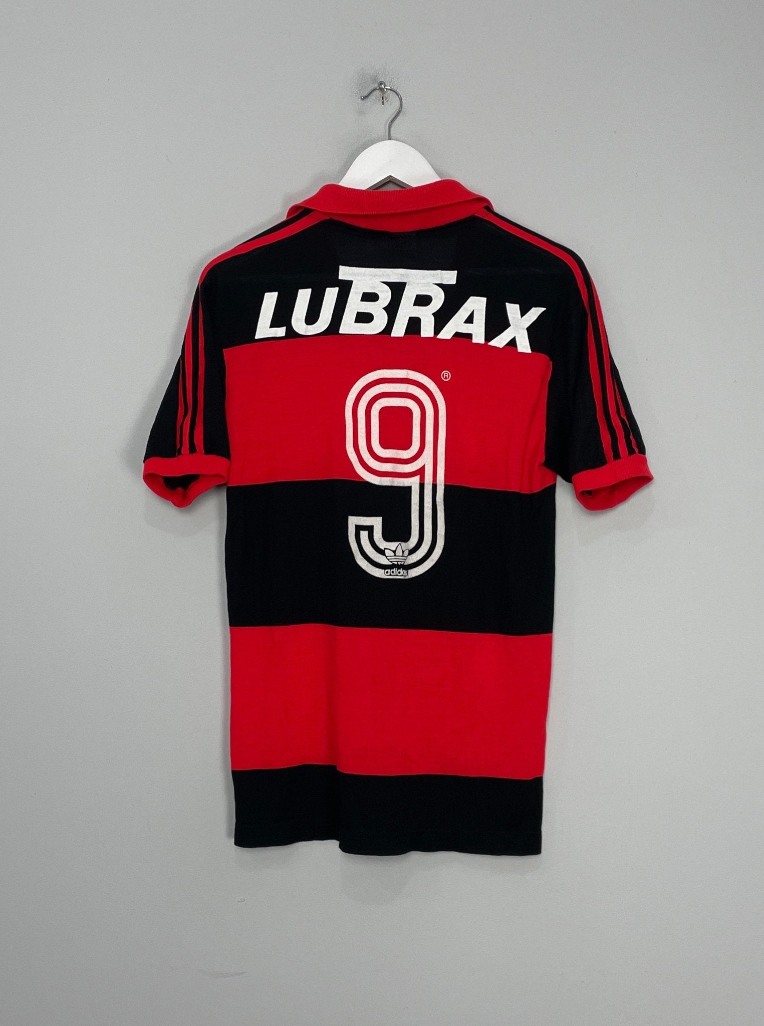 Shop 1989/90 FLAMENGO #9 HOME SHIRT (M) ADIDAS, classic football shirts, vintage football shirts & retro soccer jerseys at Cult Kits