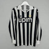 Shop 1989/90 JUVENTUS #11 L/S HOME SHIRT (M) KAPPA, classic football shirts, vintage football shirts & retro soccer jerseys at Cult Kits