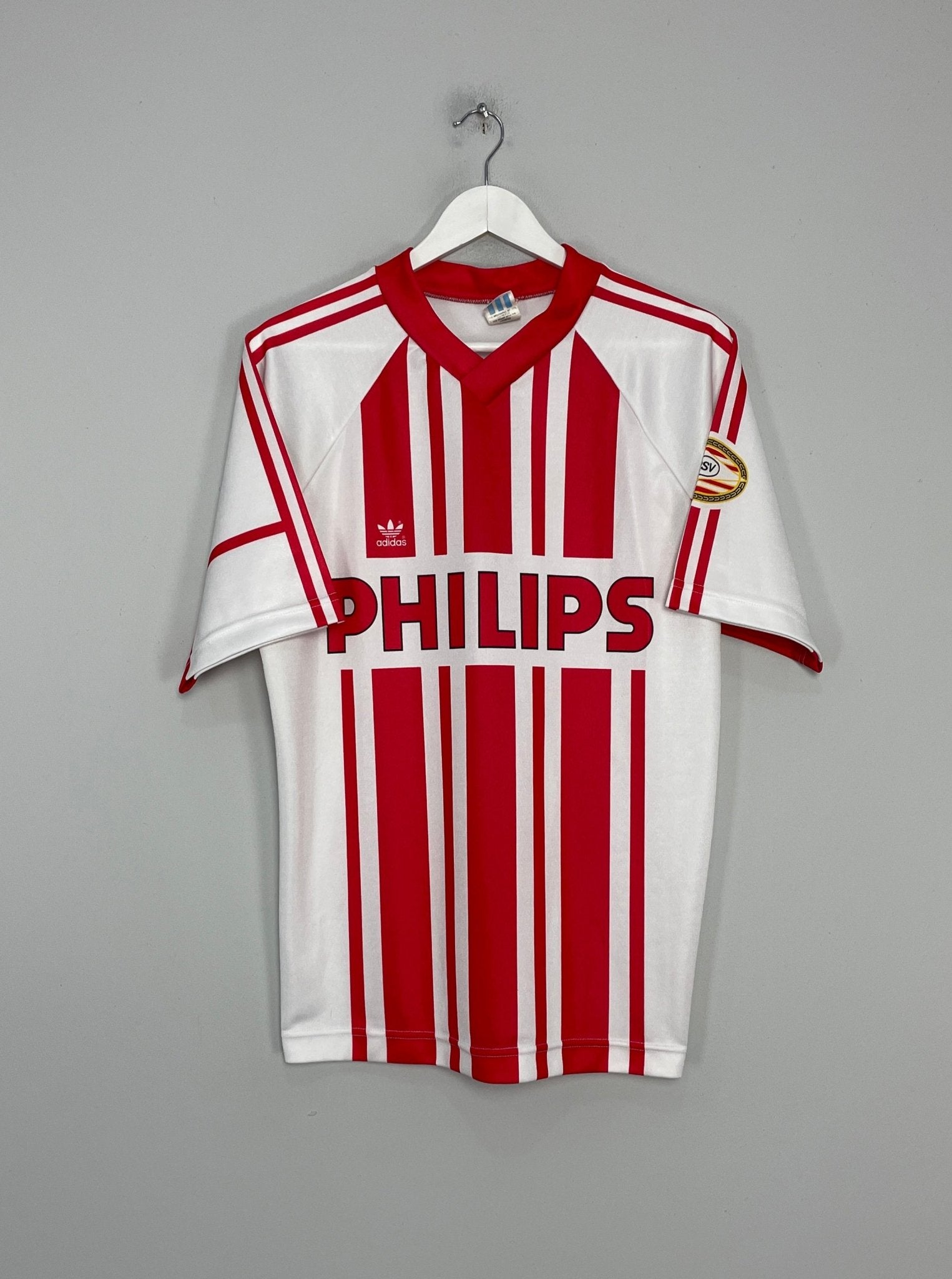 Shop 1989/90 PSV #8 HOME SHIRT (M) ADIDAS, classic football shirts, vintage football shirts & retro soccer jerseys at Cult Kits