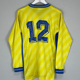 1989/90 SOUTHEND 12 L/S *MATCH WORN* AWAY SHIRT (M) SPALL - Cult Kits - Medium - Buy Vintage Football Shirts, Authentic Retro Football Shirts For Sale, Classic Football Shirts & Soccer Jersey