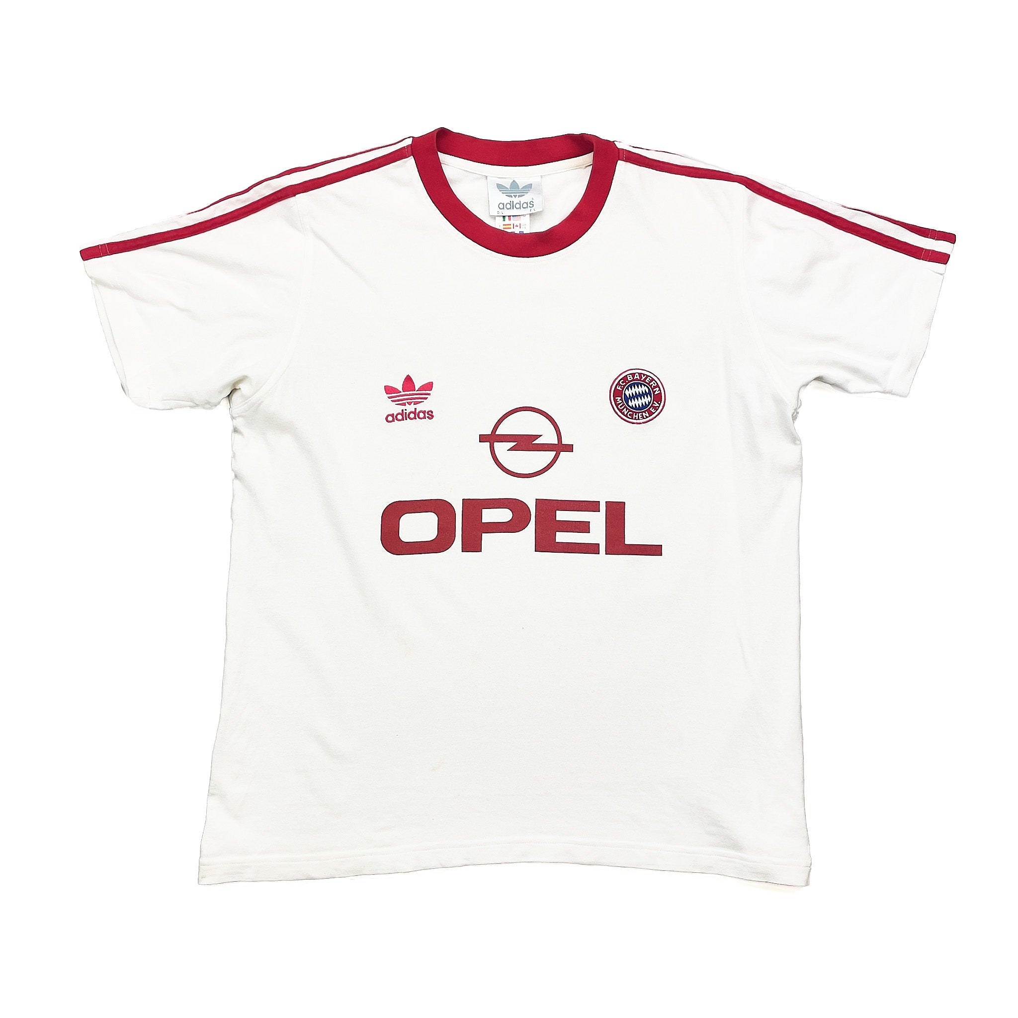 Buy 1989/91 Bayern Munich Training Shirt (L) Adidas ~ Free worldwide shipping available ~ Authentic Vintage Football Shirts from Cult Kits