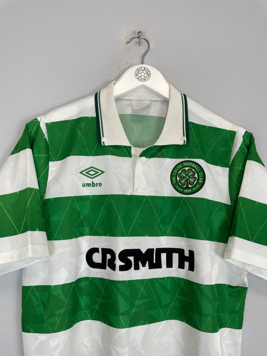 1989/91 CELTIC HOME SHIRT (M) UMBRO - Cult Kits - Medium - Buy Vintage Football Shirts, Authentic Retro Football Shirts For Sale, Classic Football Shirts & Soccer Jersey