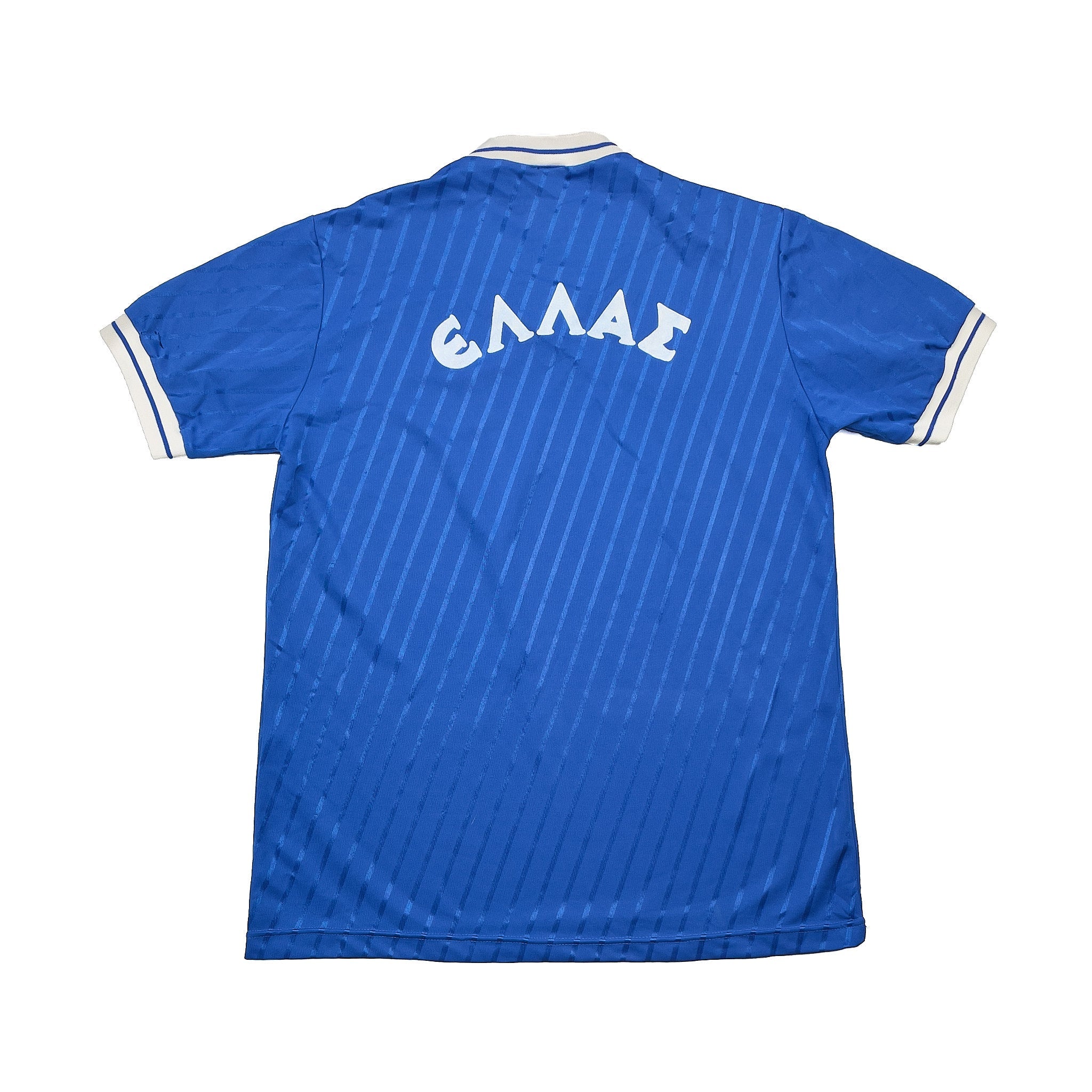 Buy 1989/91 Greece Home Shirt (L) Asics ~ Free worldwide shipping available ~ Authentic Vintage Football Shirts from Cult Kits