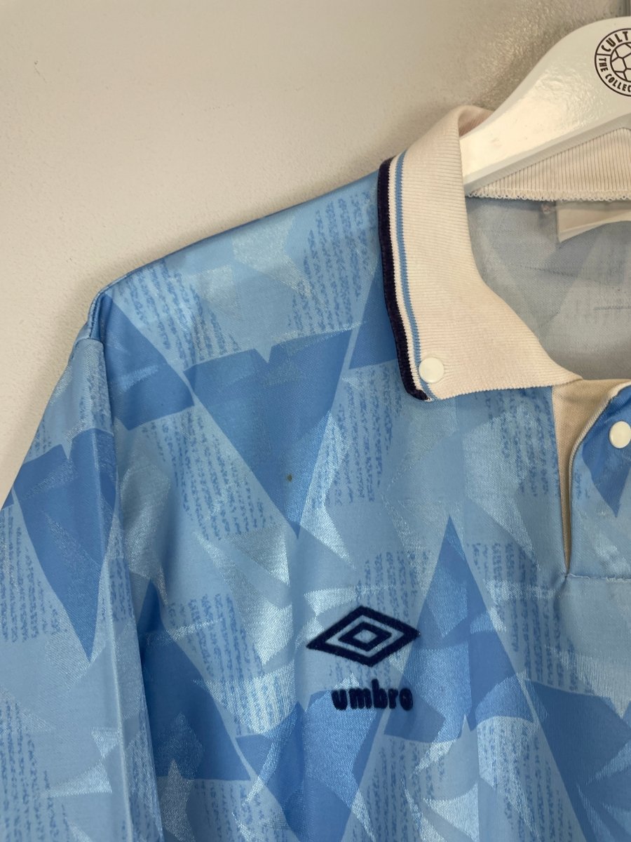 1989/91 LAZIO 3 HOME SHIRT (L) UMBRO - Cult Kits - Large - Buy Vintage Football Shirts, Authentic Retro Football Shirts For Sale, Classic Football Shirts & Soccer Jersey