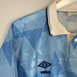1989/91 LAZIO 3 HOME SHIRT (L) UMBRO - Cult Kits - Large - Buy Vintage Football Shirts, Authentic Retro Football Shirts For Sale, Classic Football Shirts & Soccer Jersey