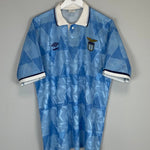 1989/91 LAZIO 3 HOME SHIRT (L) UMBRO - Cult Kits - Large - Buy Vintage Football Shirts, Authentic Retro Football Shirts For Sale, Classic Football Shirts & Soccer Jersey
