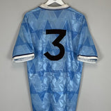 1989/91 LAZIO 3 HOME SHIRT (L) UMBRO - Cult Kits - Large - Buy Vintage Football Shirts, Authentic Retro Football Shirts For Sale, Classic Football Shirts & Soccer Jersey