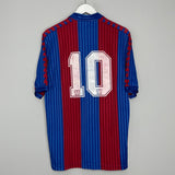 Shop 1989/92 BARCELONA #10 HOME SHIRT (XL) MEYBA, classic football shirts, vintage football shirts & retro soccer jerseys at Cult Kits