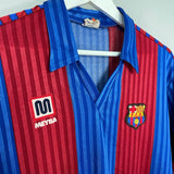 Shop 1989/92 BARCELONA #10 HOME SHIRT (XL) MEYBA, classic football shirts, vintage football shirts & retro soccer jerseys at Cult Kits