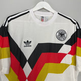 Shop 1990 GERMANY #10 *ADIDAS ORIGINALS* RE-ISSUE* HOME SHIRT (M) ADIDAS, classic football shirts, vintage football shirts & retro soccer jerseys at Cult Kits