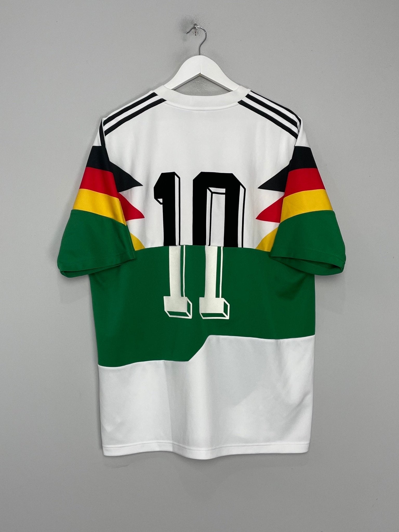 Shop 1990 GERMANY *BNWT* MASH UP SHIRT (XL) ADIDAS ORIGINALS, classic football shirts, vintage football shirts & retro soccer jerseys at Cult Kits