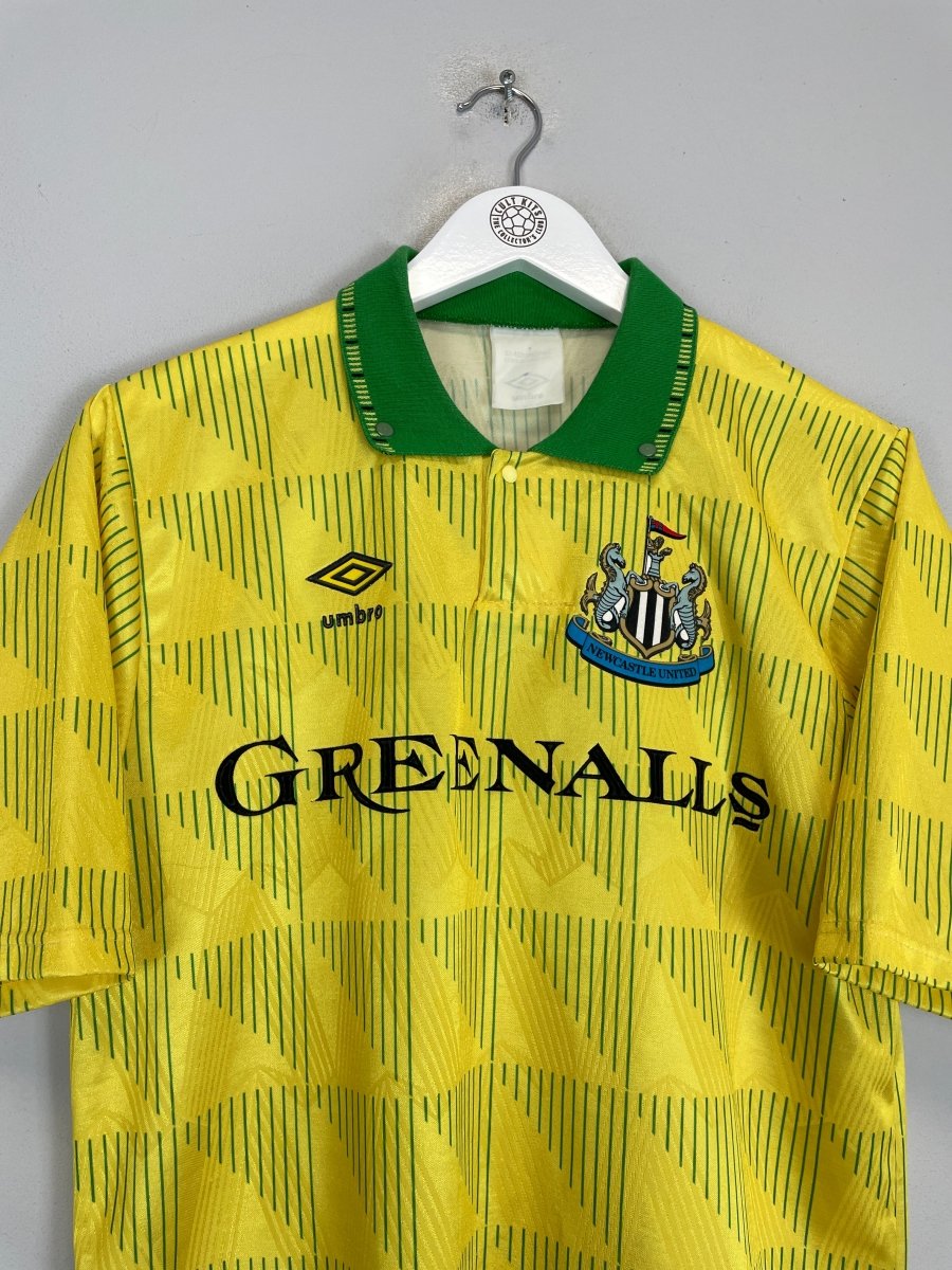 1990 NEWCASTLE UNITED AWAY SHIRT (M) UMBRO - Cult Kits - Medium - Buy Vintage Football Shirts, Authentic Retro Football Shirts For Sale, Classic Football Shirts & Soccer Jersey