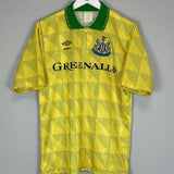 1990 NEWCASTLE UNITED AWAY SHIRT (M) UMBRO - Cult Kits - Medium - Buy Vintage Football Shirts, Authentic Retro Football Shirts For Sale, Classic Football Shirts & Soccer Jersey
