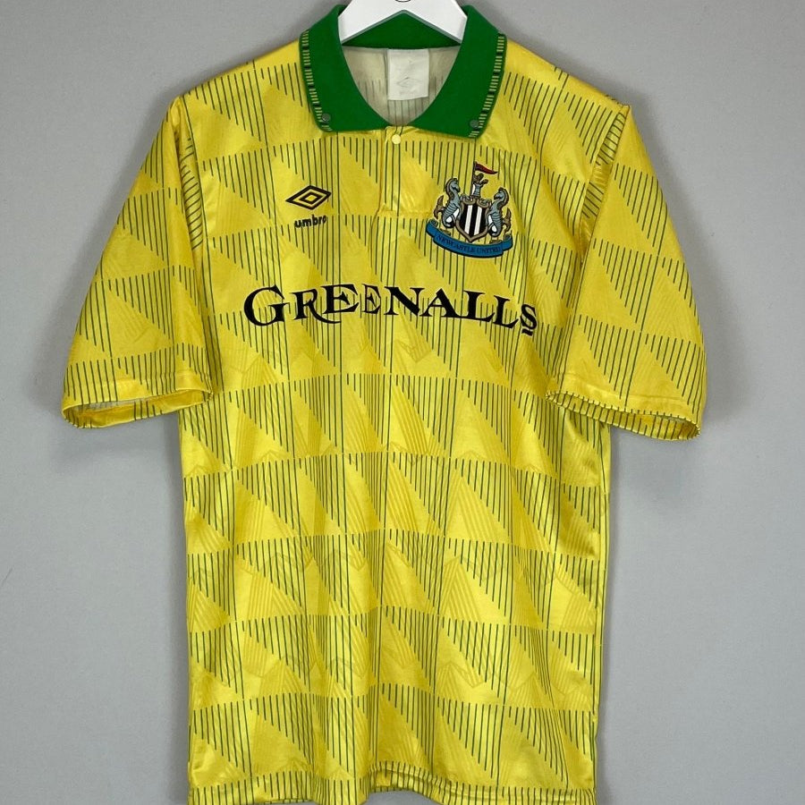 1990 NEWCASTLE UNITED AWAY SHIRT (M) UMBRO - Cult Kits - Medium - Buy Vintage Football Shirts, Authentic Retro Football Shirts For Sale, Classic Football Shirts & Soccer Jersey