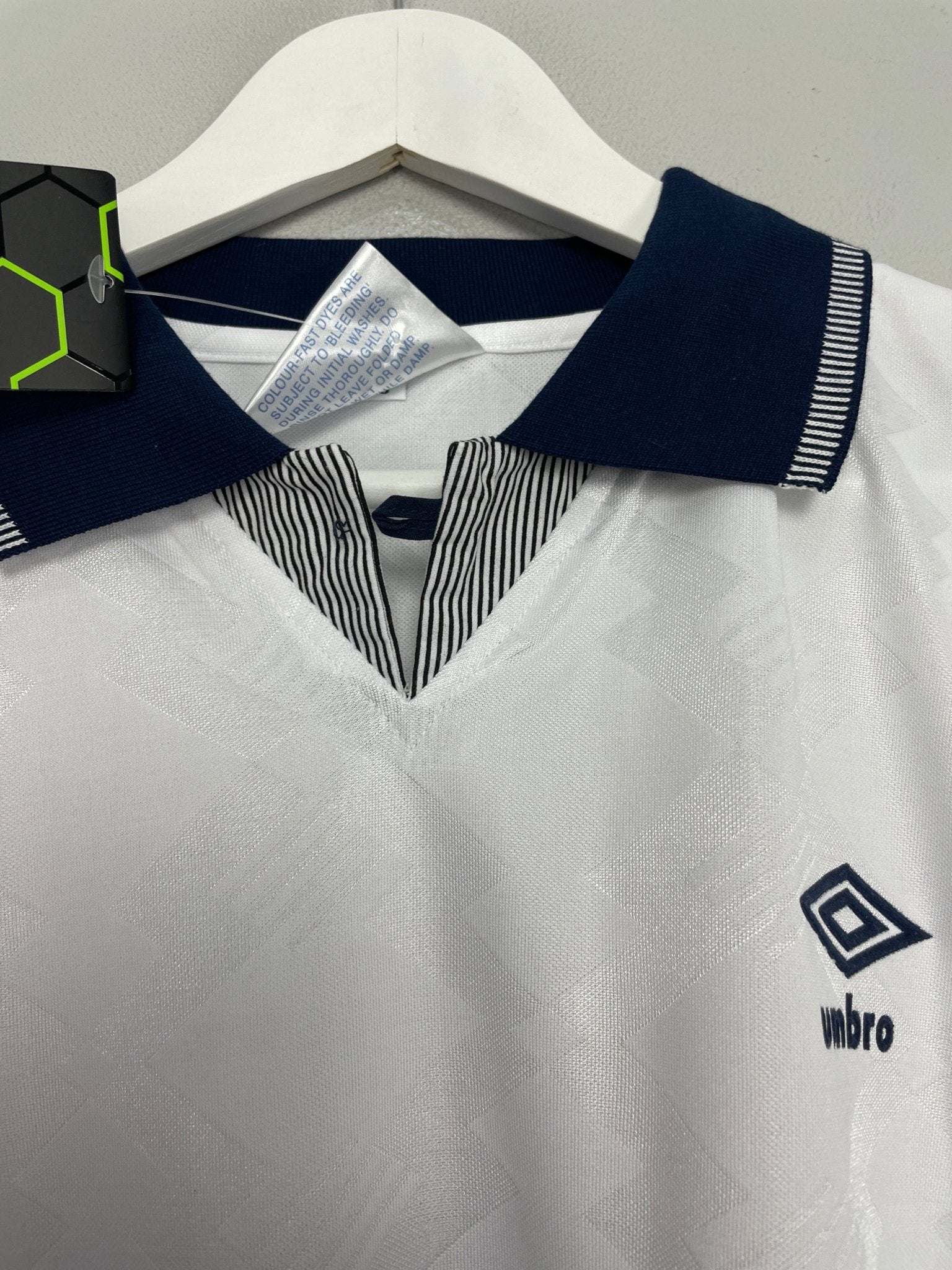 Shop 1990 UMBRO #19 ITALIA 90 *BNWT* RE-ISSUE TEMPLATE HOME SHIRT (S), classic football shirts, vintage football shirts & retro soccer jerseys at Cult Kits