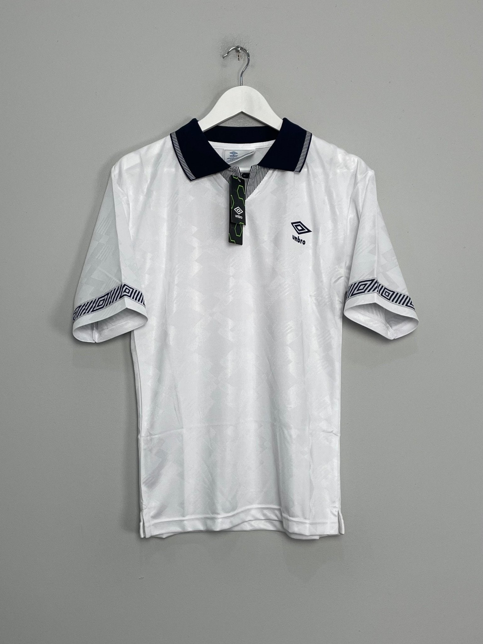 Shop 1990 UMBRO #19 ITALIA 90 *BNWT* RE-ISSUE TEMPLATE HOME SHIRT (S), classic football shirts, vintage football shirts & retro soccer jerseys at Cult Kits