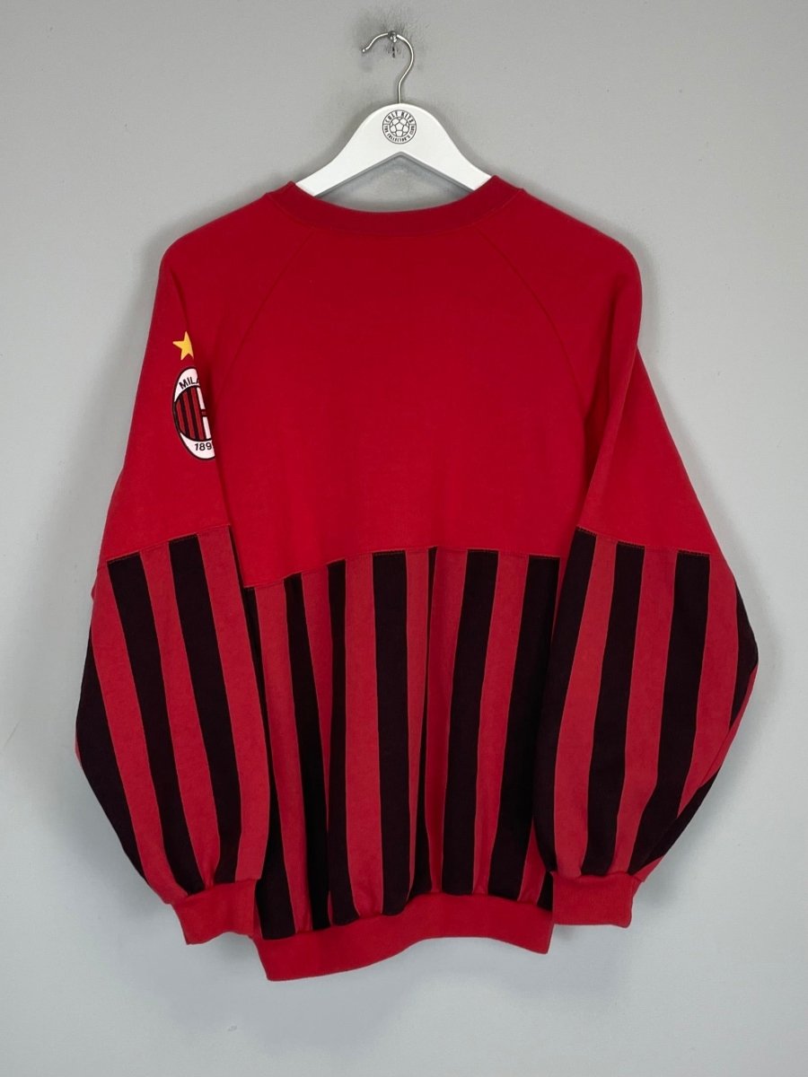 1990/91 AC MILAN JUMPER (M) OM - Cult Kits - Medium - Buy Vintage Football Shirts, Authentic Retro Football Shirts For Sale, Classic Football Shirts & Soccer Jersey