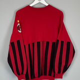 1990/91 AC MILAN JUMPER (M) OM - Cult Kits - Medium - Buy Vintage Football Shirts, Authentic Retro Football Shirts For Sale, Classic Football Shirts & Soccer Jersey