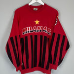 1990/91 AC MILAN JUMPER (M) OM - Cult Kits - Medium - Buy Vintage Football Shirts, Authentic Retro Football Shirts For Sale, Classic Football Shirts & Soccer Jersey