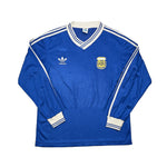 Buy 1990/91 Argentina Maradona 10 L/S Away Shirt (L) Adidas ~ Free worldwide shipping ~ Authentic Vintage Football Shirts from Cult Kits