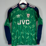 Shop 1990/91 ARSENAL GK SHIRT (S) ADIDAS, classic football shirts, vintage football shirts & retro soccer jerseys at Cult Kits