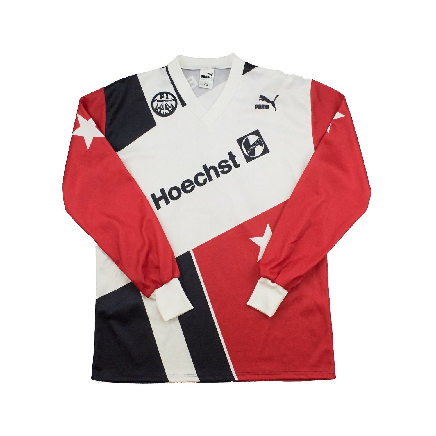 Buy 1990/91 Eintracht Frankfurt L/S Away Shirt (L) Puma ~ Free worldwide shipping ~ Authentic Vintage Football Shirts from Cult Kits