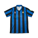 Buy 1990/91 Inter Milan Home Shirt (M) Uhlsport ~ Free worldwide shipping available ~ Authentic Vintage Football Shirts from Cult Kits