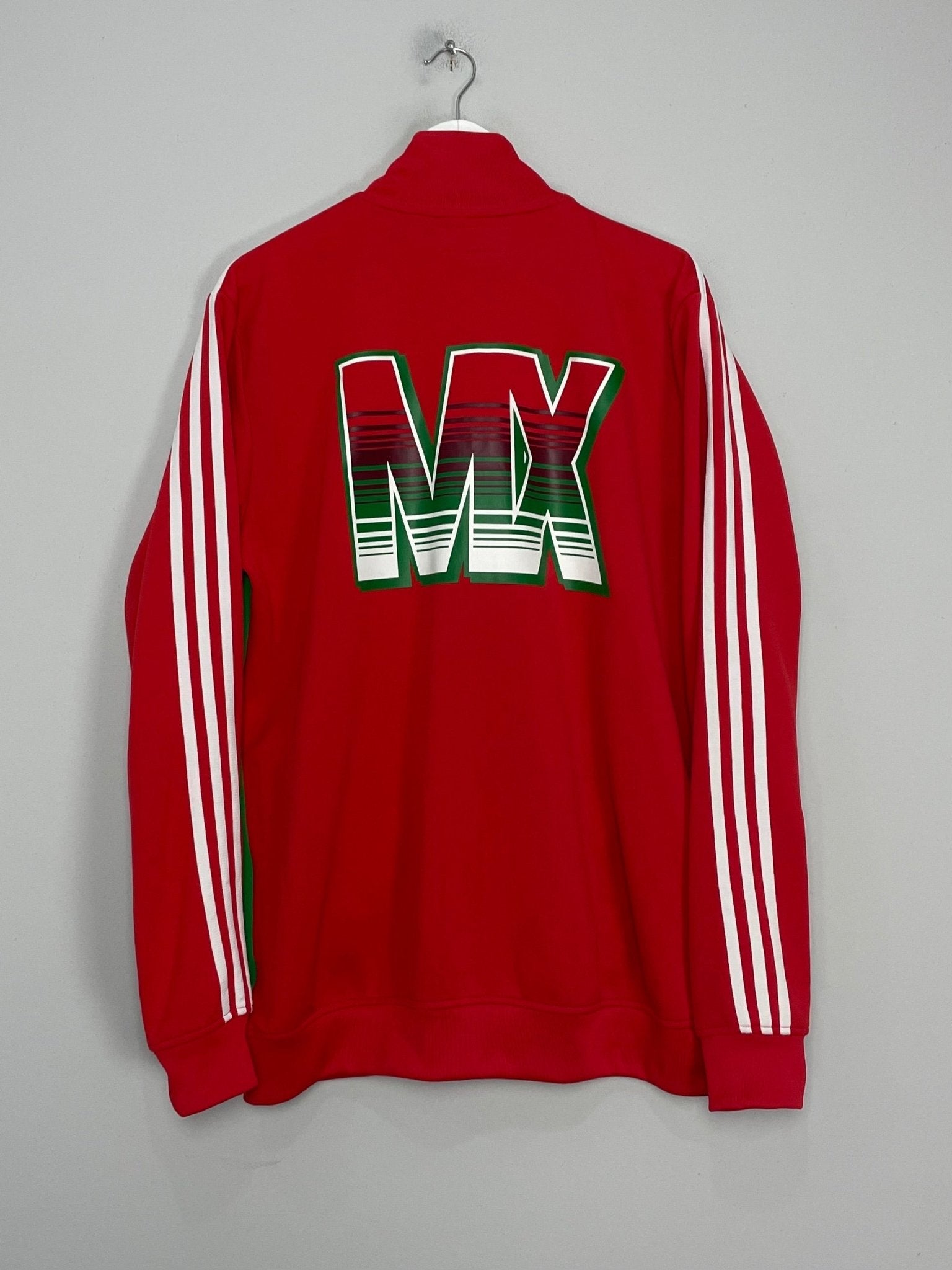 Shop 1990/91 MEXICO ADIDAS ORIGINALS TRACKSUIT TOP (L) ADIDAS, classic football shirts, vintage football shirts & retro soccer jerseys at Cult Kits
