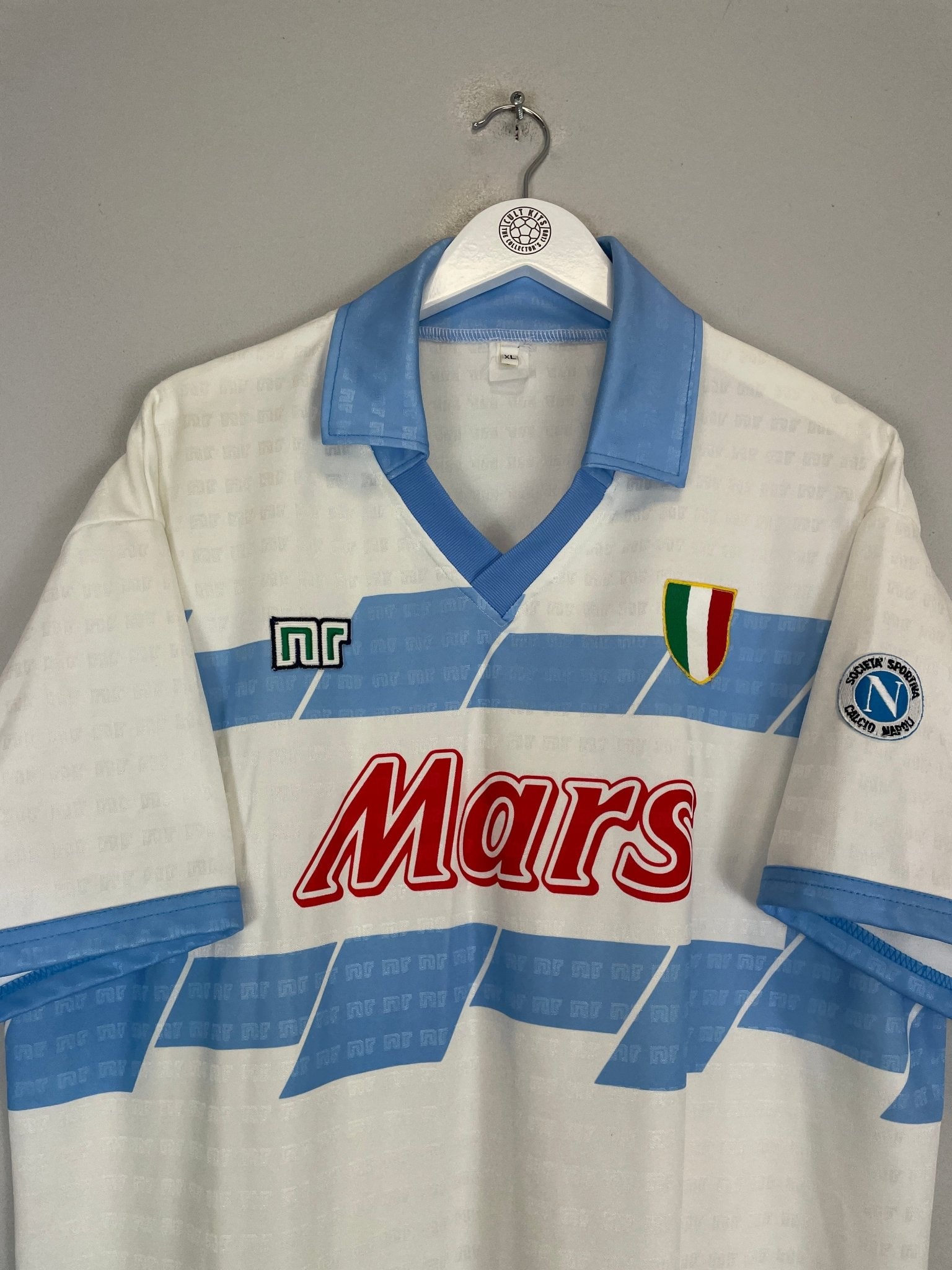 Shop 1990/91 NAPOLI HOME SHIRT (XL) NR, classic football shirts, vintage football shirts & retro soccer jerseys at Cult Kits