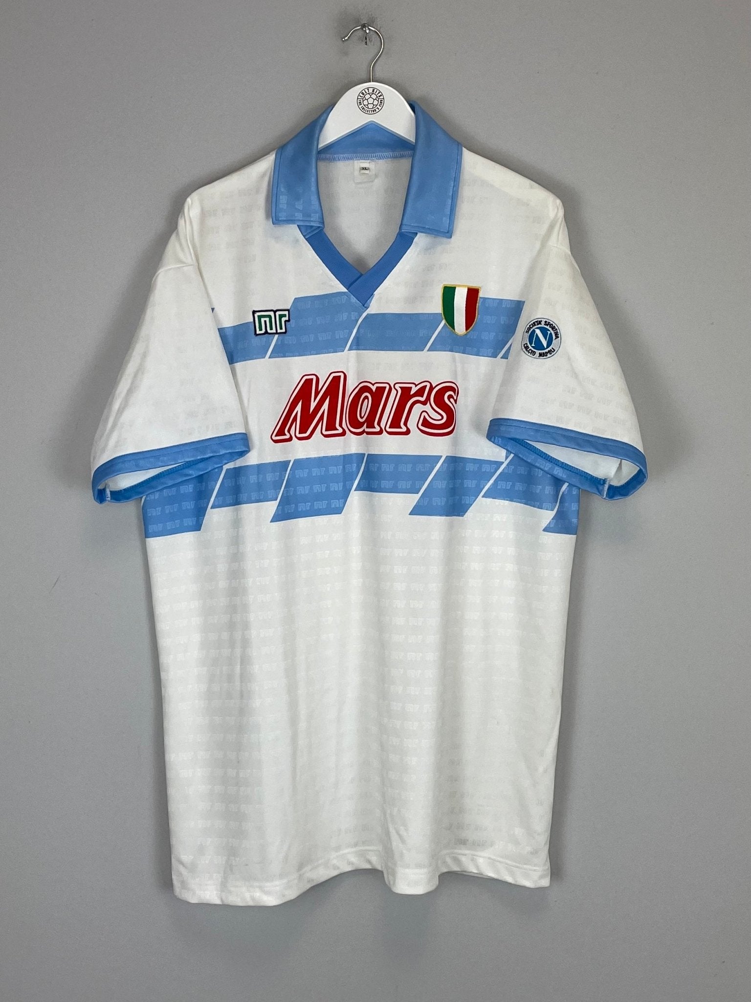 Shop 1990/91 NAPOLI HOME SHIRT (XL) NR, classic football shirts, vintage football shirts & retro soccer jerseys at Cult Kits