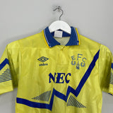 Shop 1990/92 EVERTON AWAY SHIRT (L.KIDS) UMBRO, classic football shirts, vintage football shirts & retro soccer jerseys at Cult Kits