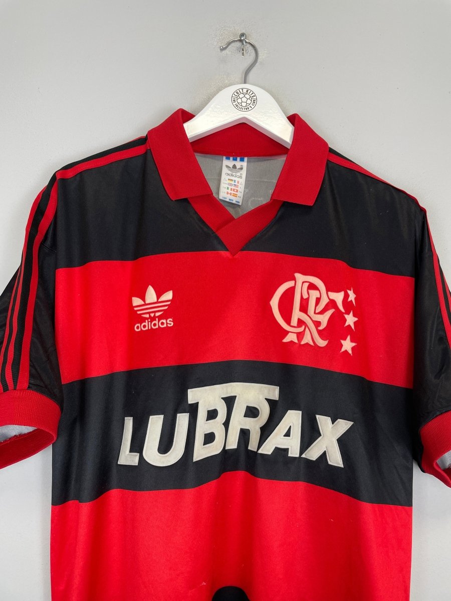 1990/92 FLAMENGO HOME SHIRT (L) ADIDAS - Cult Kits - Large - Buy Vintage Football Shirts, Authentic Retro Football Shirts For Sale, Classic Football Shirts & Soccer Jersey