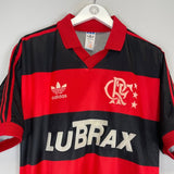 1990/92 FLAMENGO HOME SHIRT (L) ADIDAS - Cult Kits - Large - Buy Vintage Football Shirts, Authentic Retro Football Shirts For Sale, Classic Football Shirts & Soccer Jersey