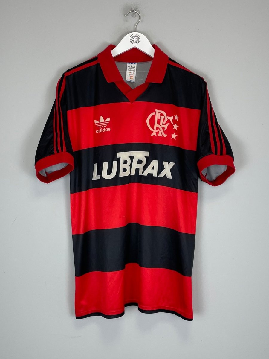 1990/92 FLAMENGO HOME SHIRT (L) ADIDAS - Cult Kits - Large - Buy Vintage Football Shirts, Authentic Retro Football Shirts For Sale, Classic Football Shirts & Soccer Jersey