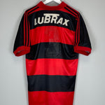 1990/92 FLAMENGO HOME SHIRT (L) ADIDAS - Cult Kits - Large - Buy Vintage Football Shirts, Authentic Retro Football Shirts For Sale, Classic Football Shirts & Soccer Jersey