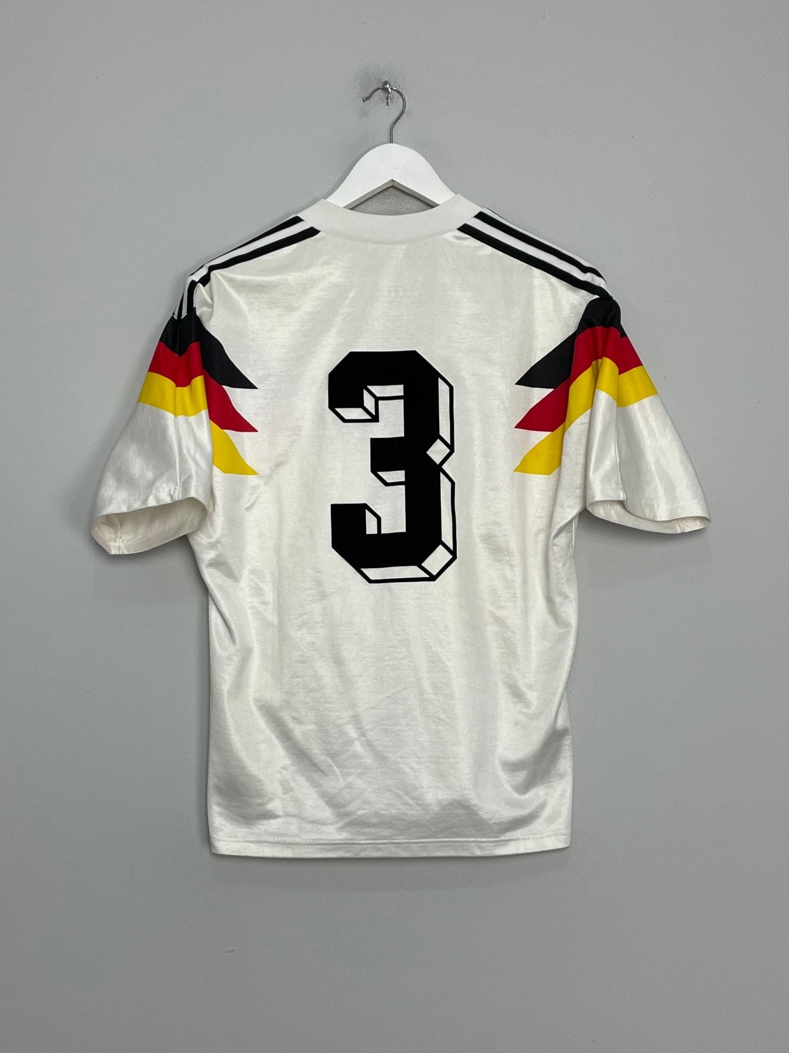 Shop 1990/92 GERMANY #3 HOME SHIRT (S) ADIDAS, classic football shirts, vintage football shirts & retro soccer jerseys at Cult Kits