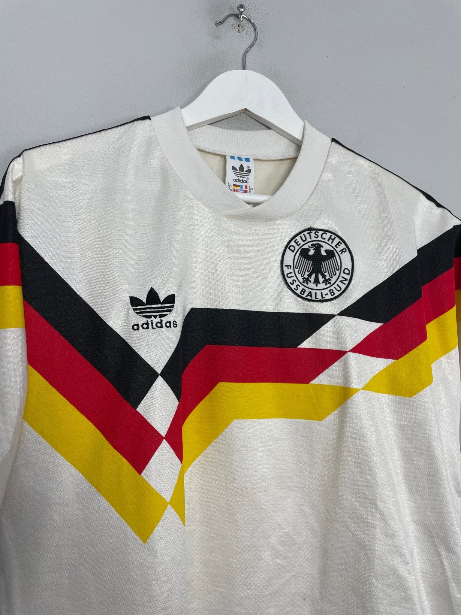 Shop 1990/92 GERMANY #3 HOME SHIRT (S) ADIDAS, classic football shirts, vintage football shirts & retro soccer jerseys at Cult Kits