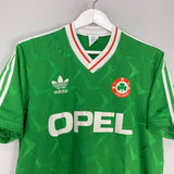 Shop 1990/92 IRELAND HOME SHIRT (L) ADIDAS, classic football shirts, vintage football shirts & retro soccer jerseys at Cult Kits