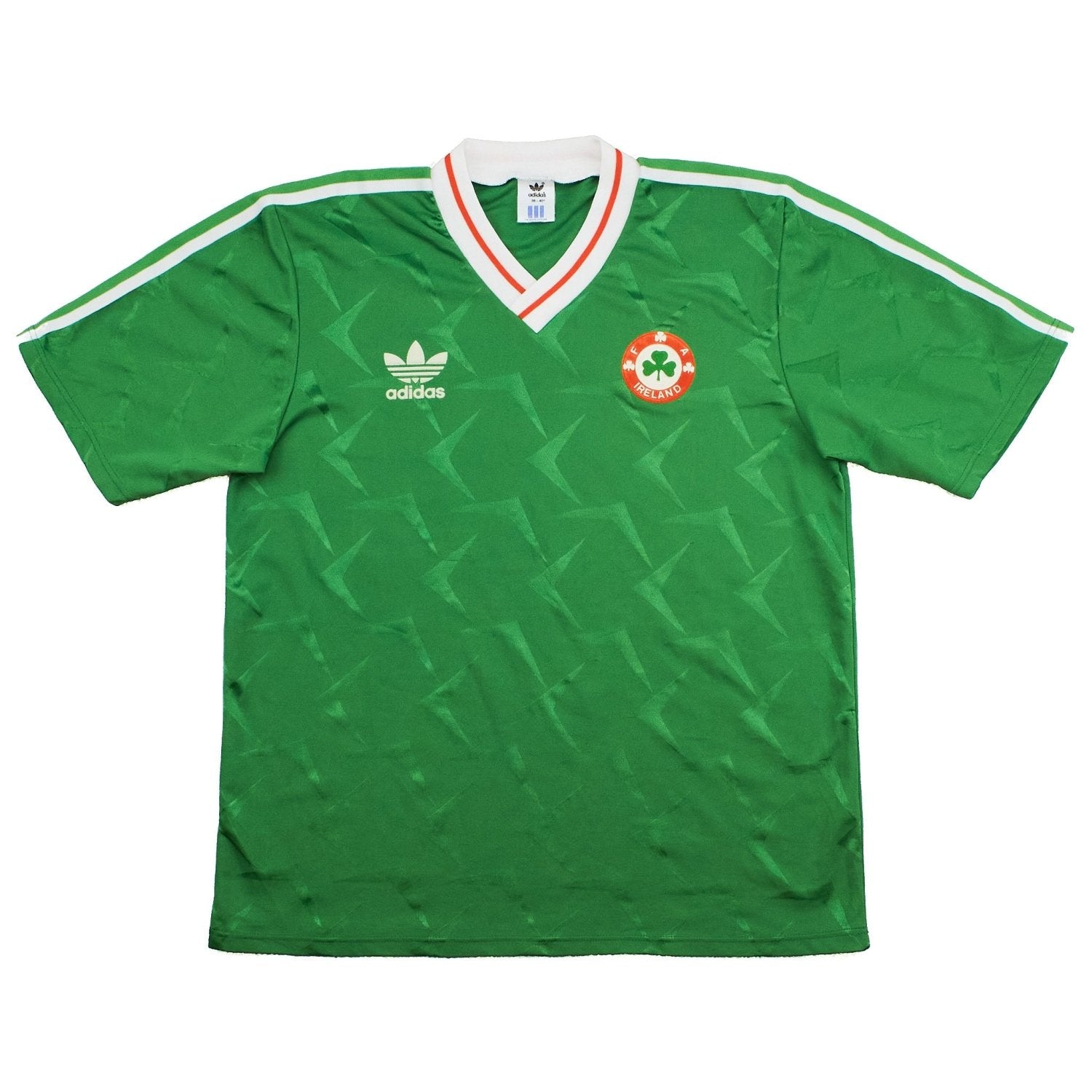 Buy 1990/92 Ireland Home Shirt (M) Adidas ~ Free worldwide shipping ~ Authentic Vintage Football Shirts from Cult Kits
