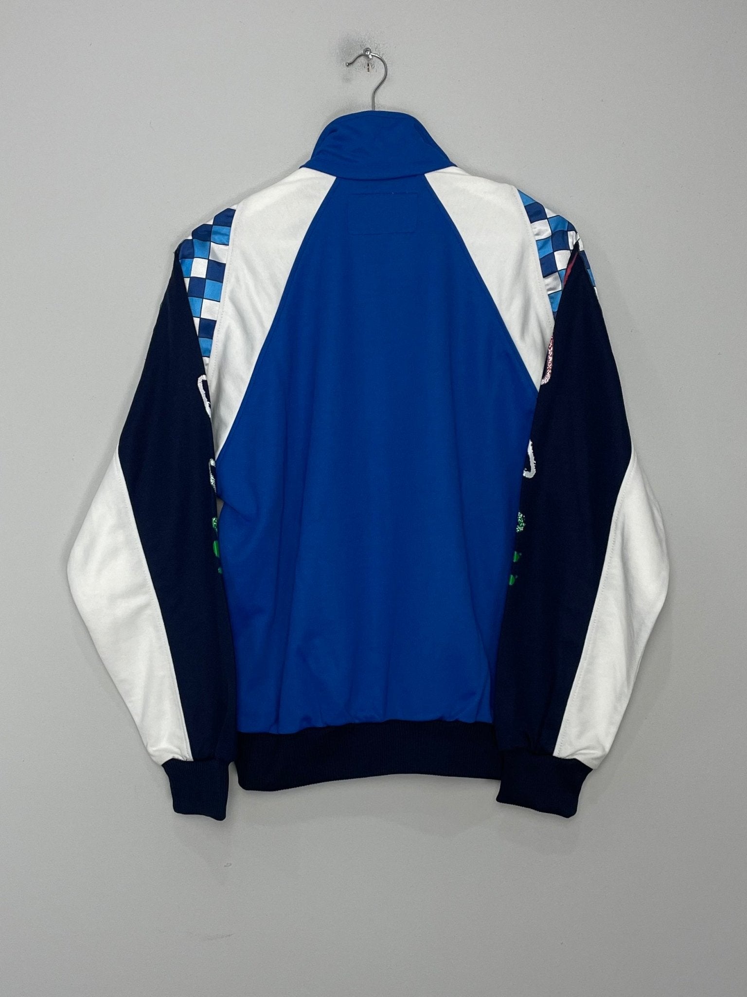 Shop 1990/92 ITALY TRACK JACKET (L) DIADORA, classic football shirts, vintage football shirts & retro soccer jerseys at Cult Kits